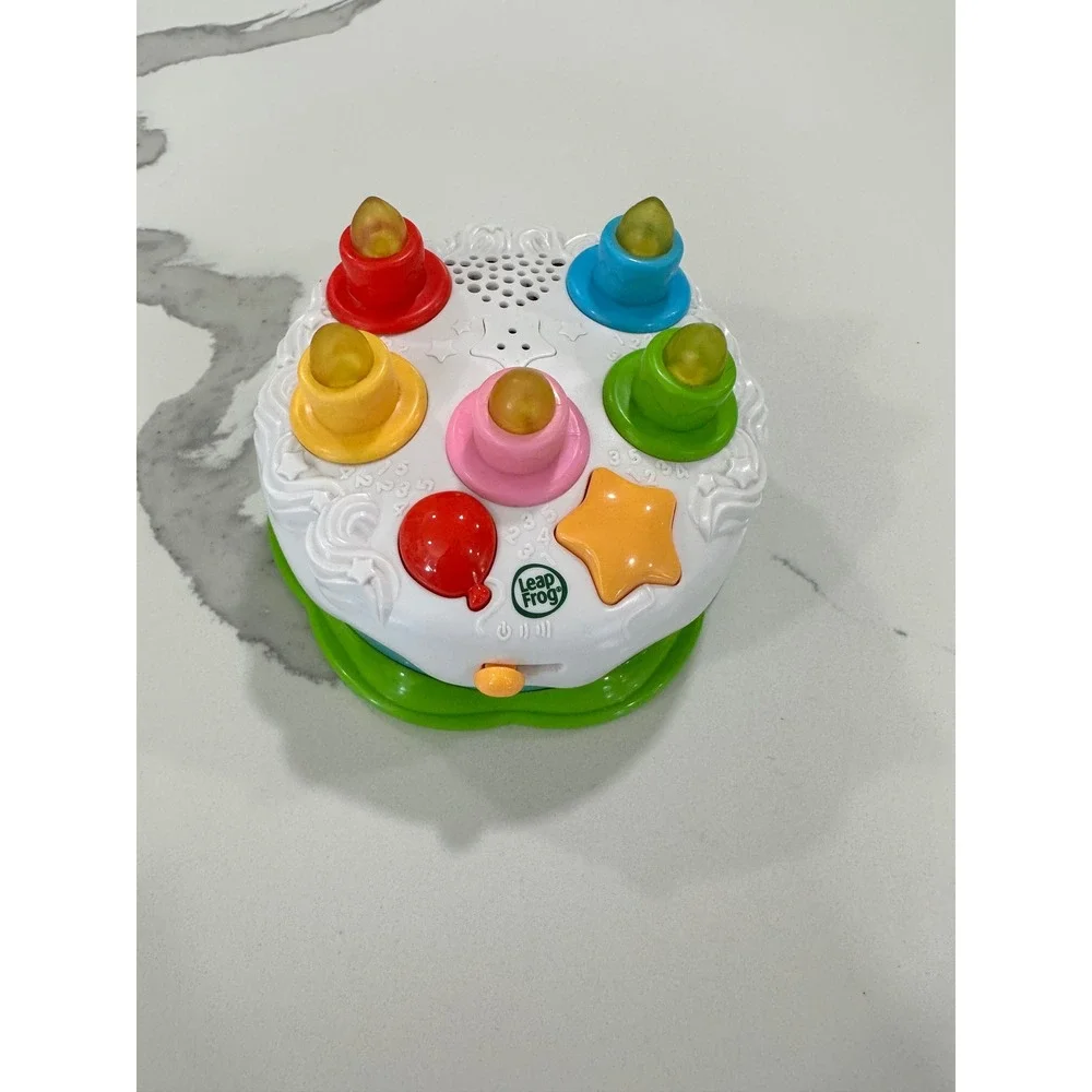 LeapFrog Counting Candles Birthday Cake Musical Learning Toy 19152 Multicolor